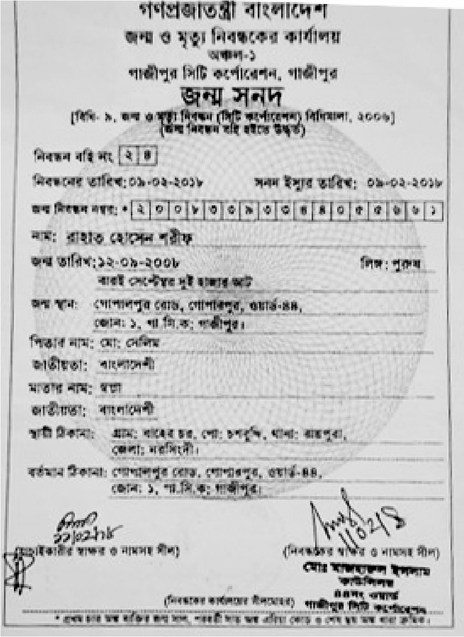 Image of রাহাত হোসেন শরিফ